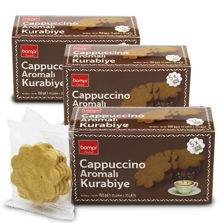 Bompi Food - Cappuccino Flavored Cookies (Cappuccino Thins)