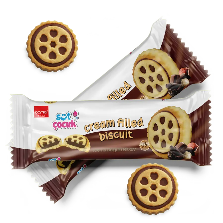 Bompi - Süt Çocuk | Biscuit Fourré à la Crème - 37gr